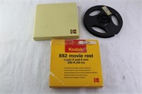 Kodak 882 Movie reel and extra reel