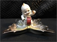 Ceramic Kewpie Butterfly Tray