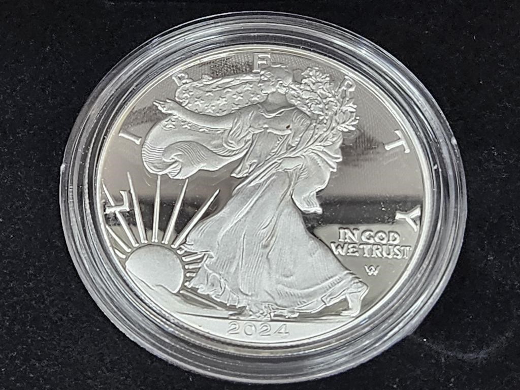 2024 W Silver Eagle Proof Coin US Mint