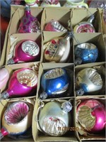 Lot of Antique Blown Glass Ornament  Bulbs