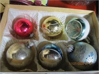 2 Lots of Antique Blown Glass Ornament  Bulbs
