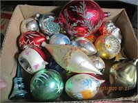 Lot of Antique Blown Glass Ornament  Bulbs