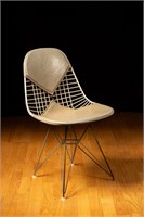 Vintage Bikini Padded Herman Miller Chair in Gray