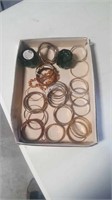 box of custom jewelry