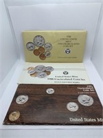 UNITED MINT SET 1990 UNCIRCULATED COIN SET, 1988,