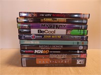9 DVDs & 1 PC Game