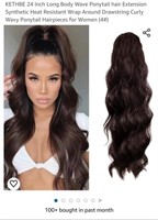 *New--Open Package* Ponytail Extension--Retail $18