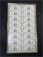1981 Uncut One Dollar Bills (16)