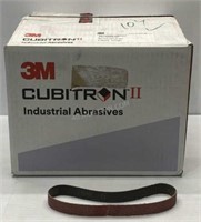 Case of 200 3M Cubitron II Cloth Sanding Belts NEW