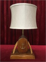 Nautical Theme Wood Lamp