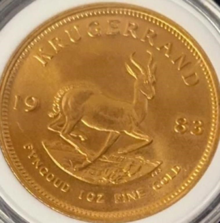 1983 Krugerrand gold 1 ounce 100% guaranteed