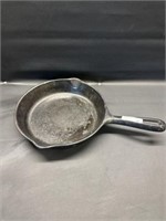 Vintage 9" Enamel cast frying pan