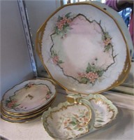 7 pcs. Hand Painted China