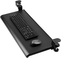 HUANUO Keyboard Tray Under Desk with C Clamp-Large