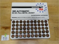 380 Auto 95gr Winchester Rnds 50ct