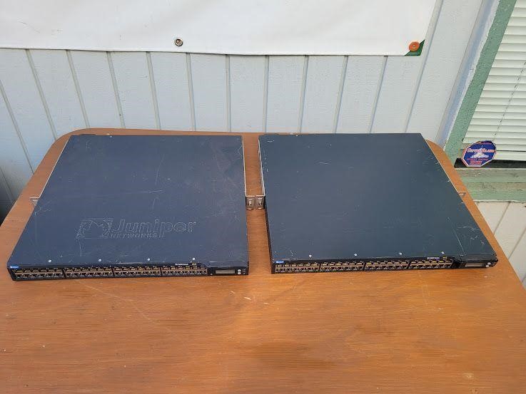 (2) Juniper EX3200-48T Devices