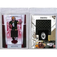 (3) Brett Favre Jersey Cards Mint