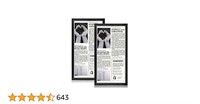 11x22 Picture Frame Black(2 Pack)