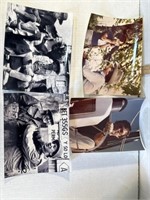 Behind the scenes pictures printed on photo paper