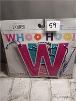 "Whoo Hoo" party Banner