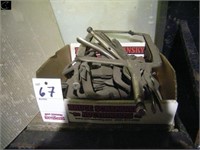 Box of assorted vice grip clamps