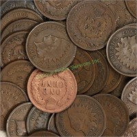 (10) Random Date and Grade Indian Head Cents