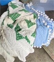 2 - Chenille Bedspreads