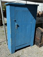 Blue Painted Jelly Cupboard
