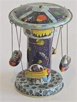 SCHYLING LITHGRAPH TIN ROCKET CAROUSEL COLLECTOR
