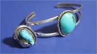 Sterling Lot-Turquoise Bracelet & Turquoise Ring