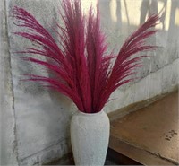 PURPLE RED PAMPAS GRASS DECORE 31.5 INCH