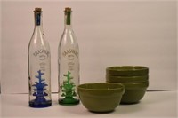 Collection of Bowls and Bottles