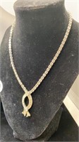 Vintage Rhinestone  Necklace