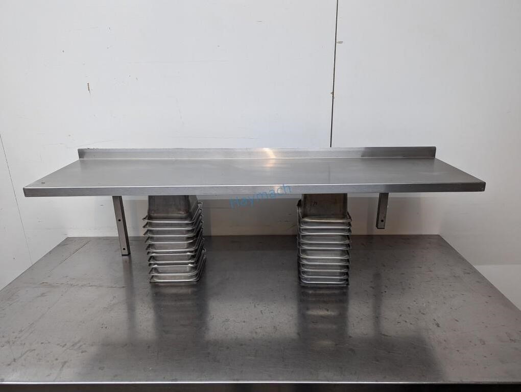 STAINLESS STEEL SHELF *ONLY*, 48" X 12"