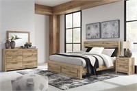 Queen Ashley Hyanna 4-Piece Storage Bedroom Group