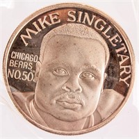 Coin 1 Ounce .999 Silver Mike Singletary