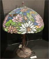 Tiffany Style Lead Glass Parlor Lamp.