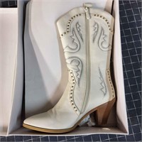 C3 Ashro Giselle Boots Womens 9.5 Cream