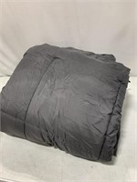 LARGE GREY BED COMFORTER 88 x88IN