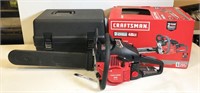 Craftsman S205 20" chainsaw with case, runs,