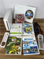 Nintendo Wii Console with Games and Controller