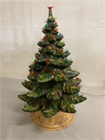 23" Vintage Ceramic Christmas Tree Light