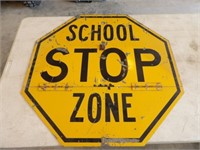 School Stop Zone Folding 30x30