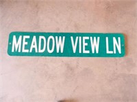 Meadow View LN SIgn 9x42