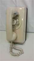 Vintage Wall Mount Rotary Dial Telephone
