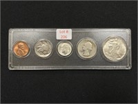 U.S. 5 Coin Set