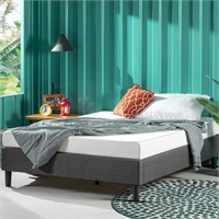 ZINUS Curtis Upholstered Platform Bed  Queen