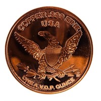 POLICE .999 Fine Pure Copper 1 oz. Medallion