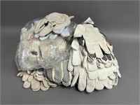 Large Assortment of Cotton Gripper Gloves
