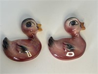 2 CERAMICRAFT Ducks - Some Crazing